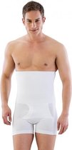 Corrigerende Boxershort Mannen Hoge Taille Buikband Taillevormer - Wit - XL