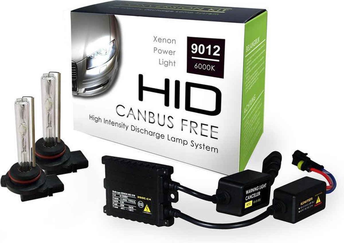 HIR2 9012 LED lamp (set 2 stuks) Pro Active, CANbus EMC CHip 30000 Lumen  6500k