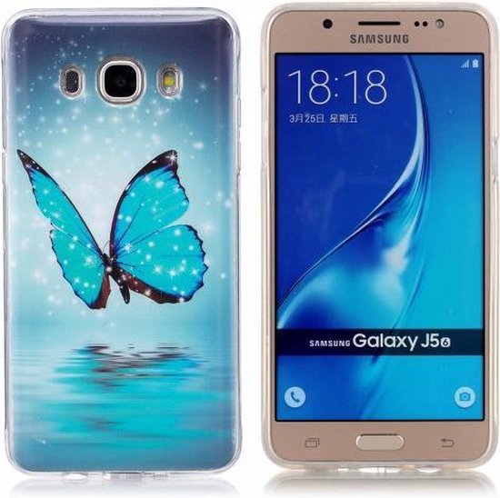 Samsung Galaxy J5 2016, TPU Hoesje Vlinders | bol.com