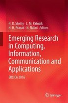 Emerging Research in Computing, Information, Communication and Applications