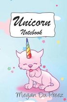 Unicorn Notebook: Unicorns and Rainbow Fantasy Cute Unicorn Notebook