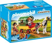 Playmobil Country Enfants Avec Chariot Et Poney