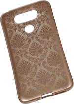 TPU Paleis 3D Back Cover for LG G5 Goud