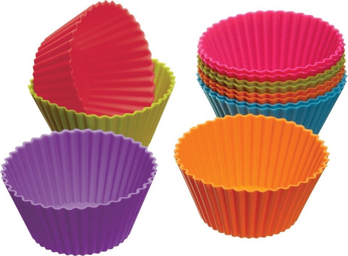 Kitchen CraftSet van 12 cupcakevormpjes