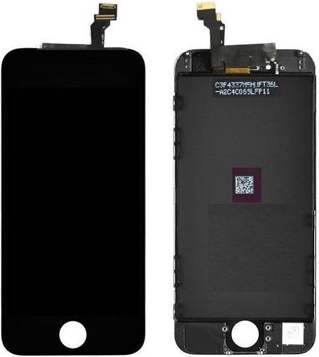 Compleet LCD / display / scherm voor Apple iPhone 6 PLUS zwart voor reparatie
