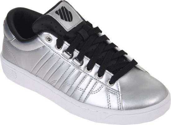 K-swiss Sneakers Hoke Metallic Dames Zilver/zwart Maat 36 | bol.com