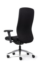 Euroseats - Heavy Duty Bureaustoel - Zwart - Ergonomische stoel tot 150 kg