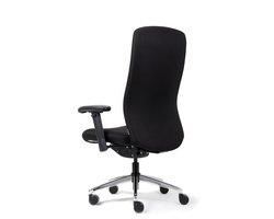 Euroseats - Heavy Duty Bureaustoel - Zwart - Ergonomische stoel tot 150 kg