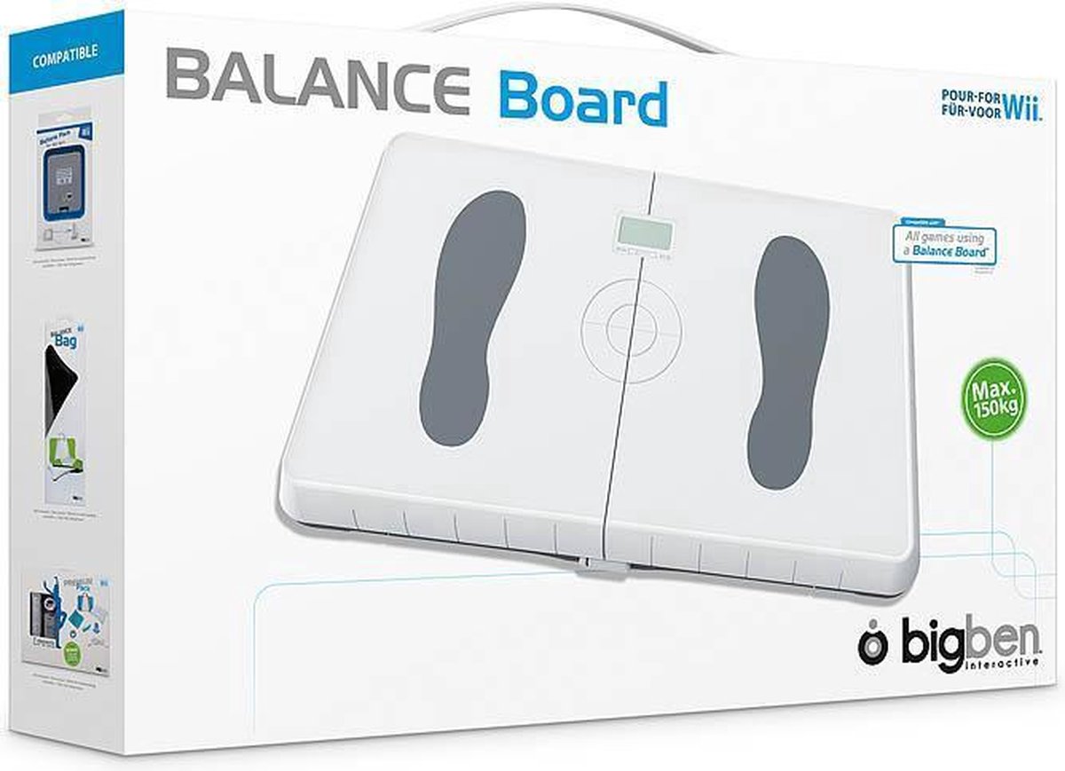 Bigben Draadloos Balance Board Wit Wii + Wii U | bol.com