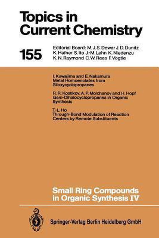 Small Ring Compounds in Organic Synthesis IV - cover
