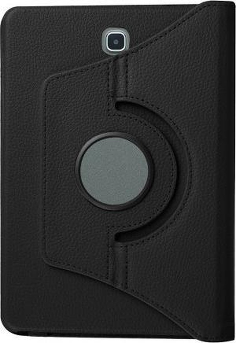 Tablethoes geschikt voor Samsung Galaxy Tab S2 8.0 Hoesje - 360° Rotating Book Case - Zwart