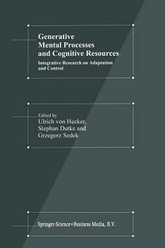 Generative Mental Processes and Cognitive Resources - cover