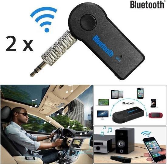 Missionaris Trots defect 2 Stuks Wireless Bluetooth Audio Receiver | Draadloze Ontvanger voor Auto &  Speaker | bol.com