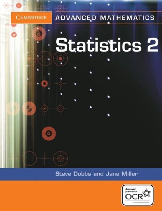 Boek 'Advanced Mathematics Statistics 2' van Cambridge, met auteurs Steve Dobbs en Jane Miller.