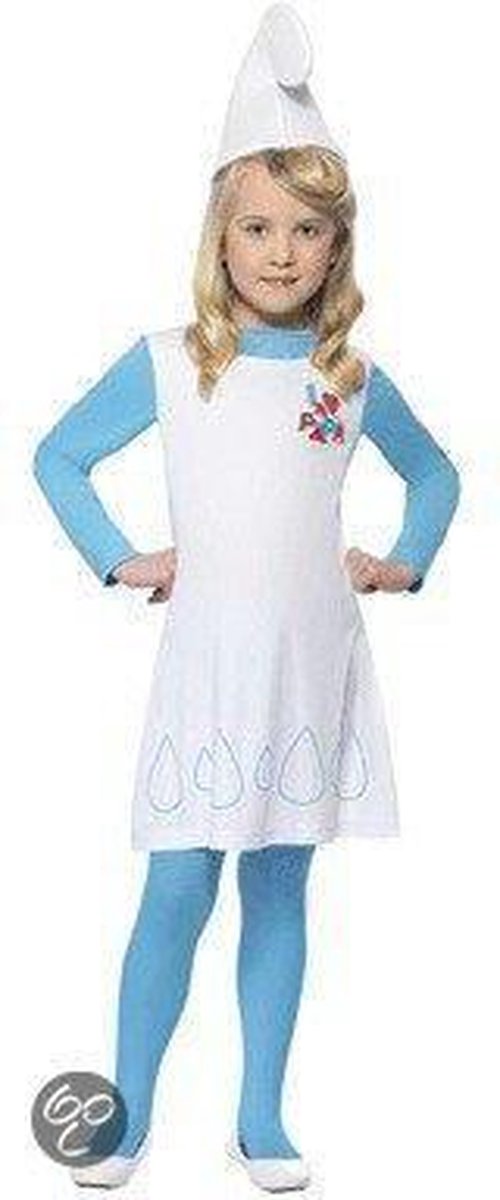 Smurfin kostuum voor meisjes 10-12 jaar (152) | bol.com