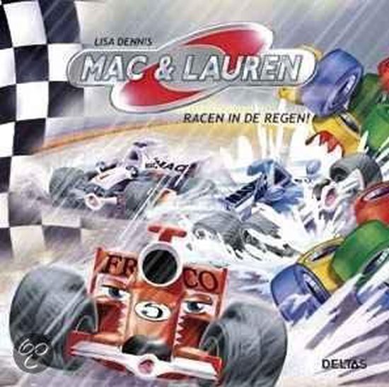 Cover van het boek 'Mac & Lauren / Racen in de Regen !'