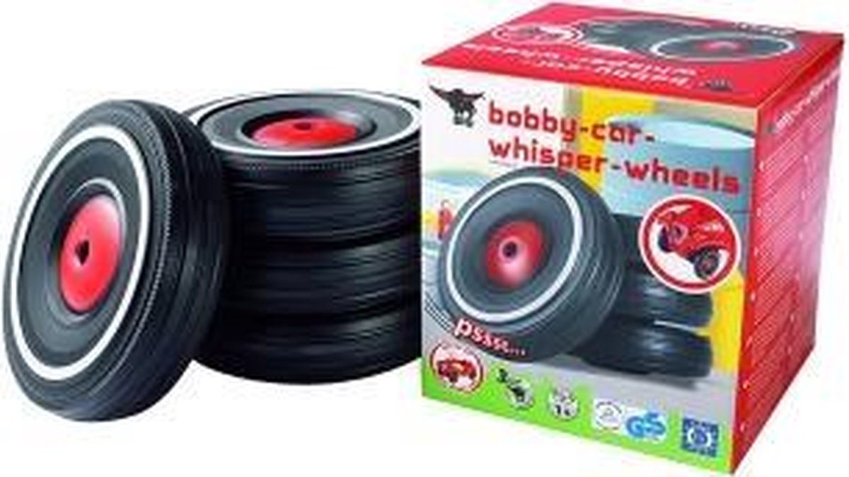 BIG BIG Bobby Car Fluisterwielen – rubberen banden voor minder geluid thumbnail 6
