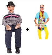 Opvulbare Abraham pop + Mega stropdas Abraham