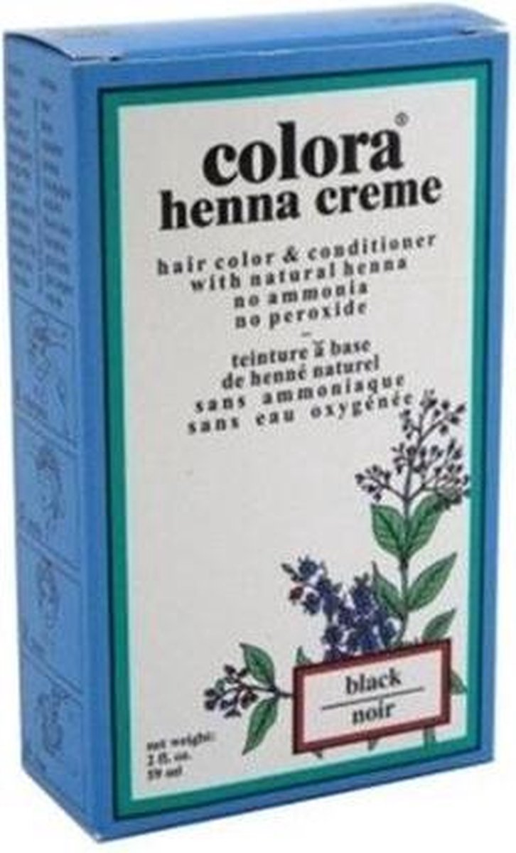 Colora Henna - Color Cream Black - 60 ml