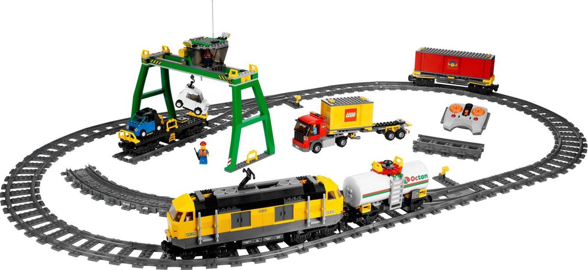 LEGO - 7939 - Jeux de construction - LEGO city - Le train de marchandises :  : Jeux et Jouets
