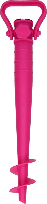 accent Voornaamwoord voordeel Universele Roze Parasol Voet voor Zand Strand – 38x5x12cm | Parasolvoet  voor Zachte... | bol.com