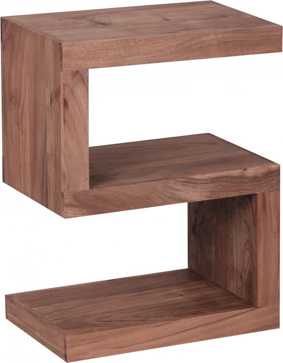 Gate39 - Mumbai S-vorm Sidetable - Lichtbruin