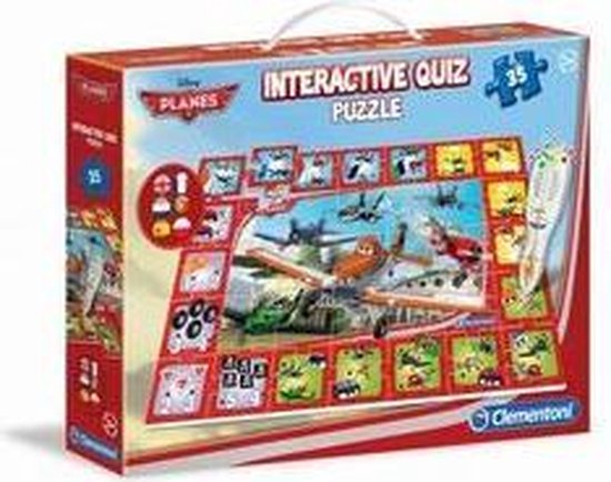 Afbeelding van het spel Clementoni Interactieve Quiz Puzzel - Planes