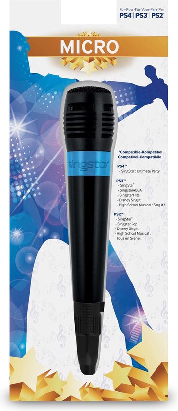 Officiële Singstar-microfoon (PS4 + PS3 + PS2) | bol