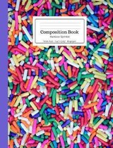 Composition Book Rainbow Sprinkle