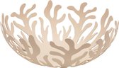 Alessi Mediterraneo Fruitschaal 21 cm - rvs/crème