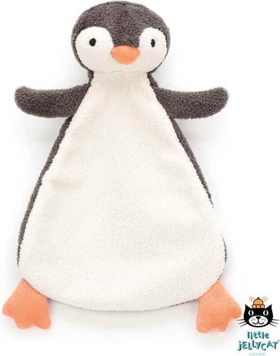 Knorrig rem Portret Jellycat pinguin knuffeldoek 26cm (Pippet Penguin Soother) | bol.com