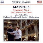Adam Walker & Peabody Symphony Orchestra, Marin Alsop - Puts: Symphony No.2/Flute Concerto (CD)