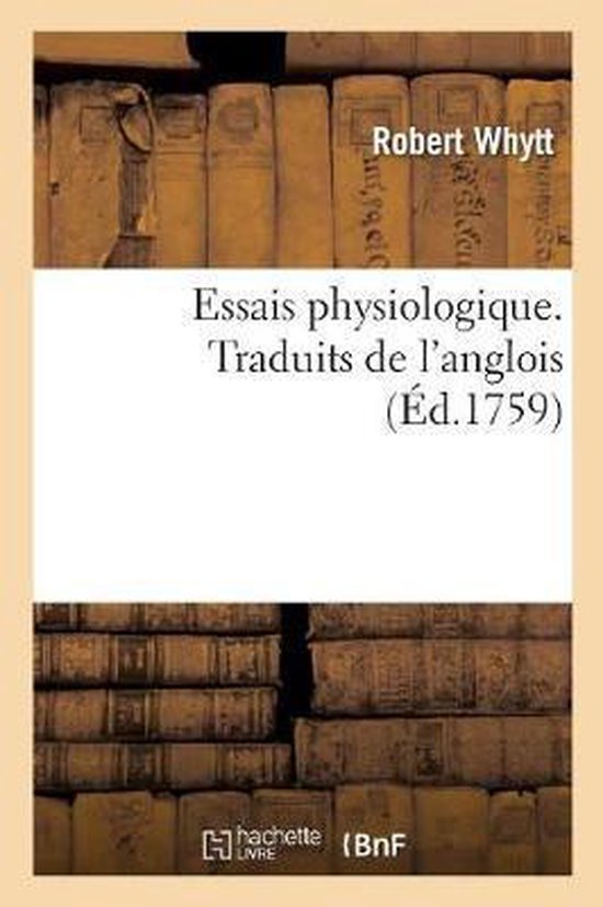 Essais Physiologique. Causes Du Mouvement Des Fluides Dans L ... - cover
