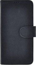 Wallet bookcase zwart fashion hoesje voor Motorola Moto C Plus