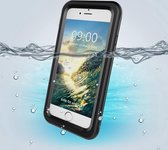 Fingerprint Identification IP68 Waterdicht Hoesje Cover iPhone 7 - Zwart