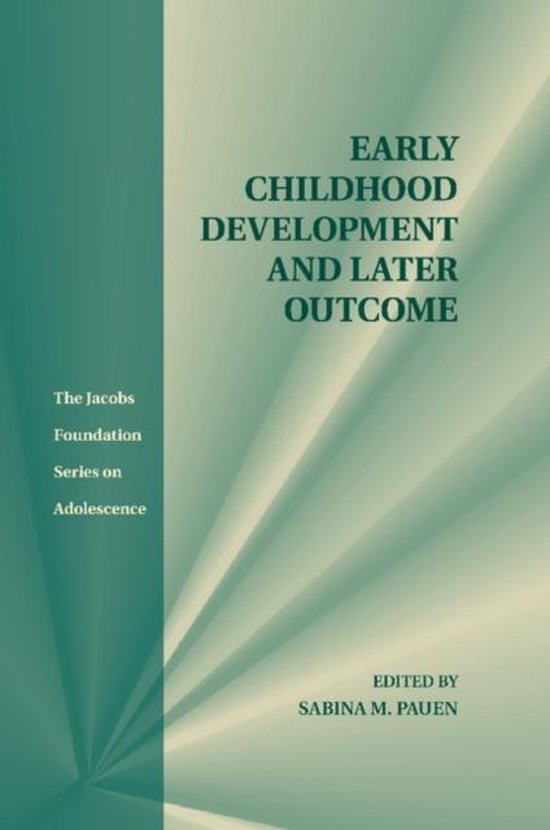 Early Childhood Development and Later 9781107507333 Boeken