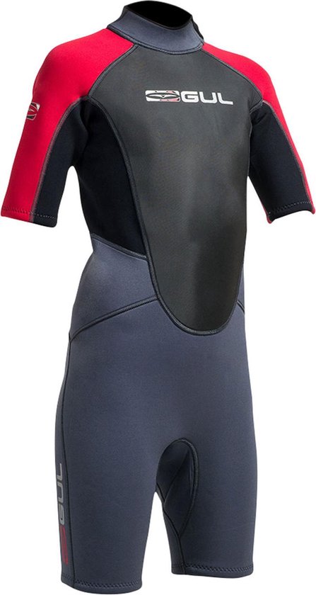 bol.com | Gul Response 3/2 Flatlock Wetsuit - Maat XL - Unisex -  zwart/grijs/rood Maat XL: 14+