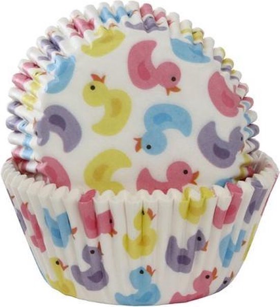 House of Marie Cupcake Vormpjes Badeendjes pk/50