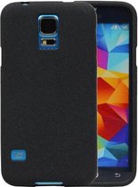 Sand Look TPU Hoesje voor Galaxy S5 G900F Zwart