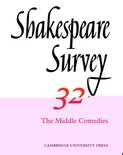 Shakespeare SurveySeries Number 32- Shakespeare Survey