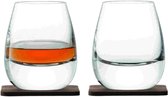 L.s.a. Whiskyglazen Islay 250 Ml Glas Transparant 4-delig