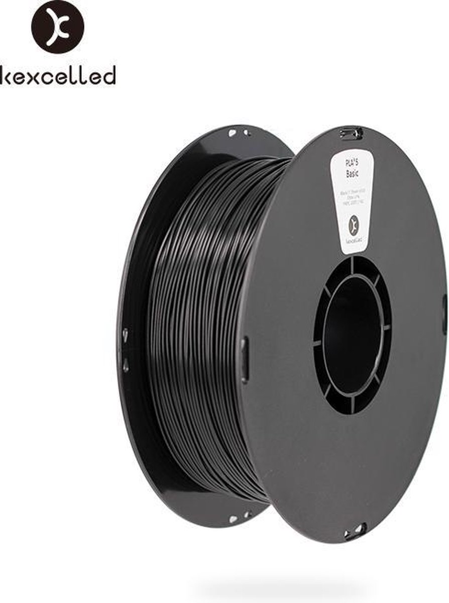 kexcelled-PLA-K5-1.75mm-zwart/black-1000g*5=5000g(5kg)-3d printing filament