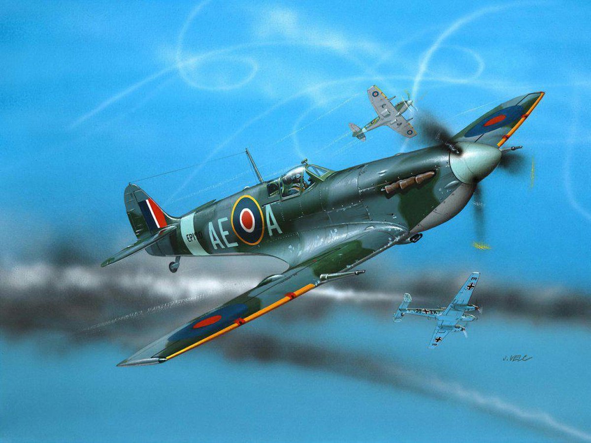Revell Modelbouwpakket Militaire voertuigen - 64164 Spitfire Mk.V - Model Set Plastic - 1:72 - Modelbouw — afbeelding 2