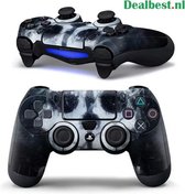 PS4 dualshock Controller PlayStation sticker skin | White Skull
