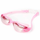 #DoYourSwimming - Zwembril incl. transportbox - »Orca« - anti-fog systeem, krasbestendige glazen met geïntegreerde UV-bescherming  - Vanaf ca. 12 jaar & volwassenen - roze