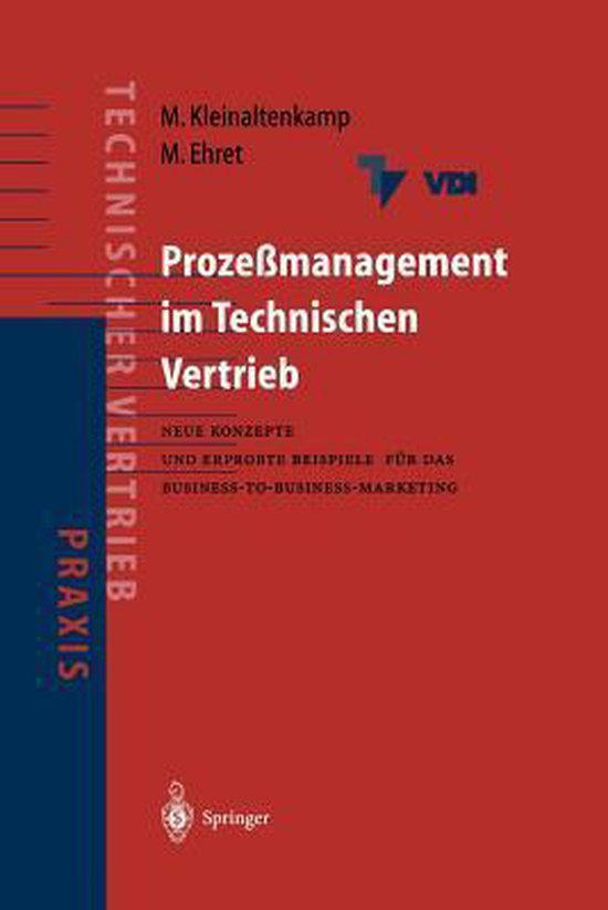 Prozeßmanagement Im Technischen Vertrieb - cover