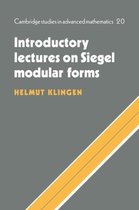 Cambridge Studies in Advanced MathematicsSeries Number 20- Introductory Lectures on Siegel Modular Forms