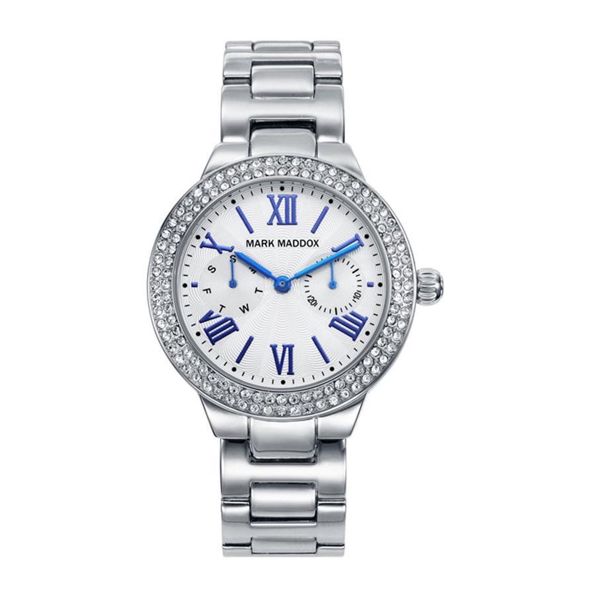 Mark Maddox Trendy Silver Dames horloge MM2001-03