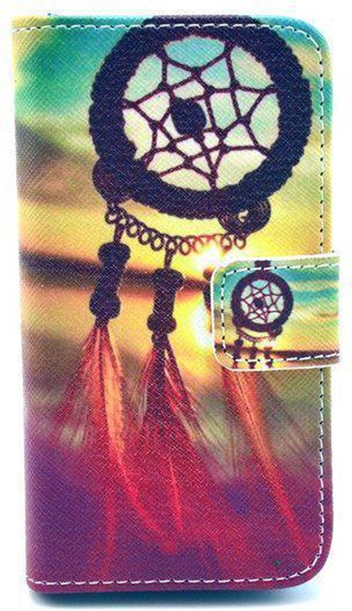 hoesje Kleuren dromenvanger agenda wallet iPhone 4 4s