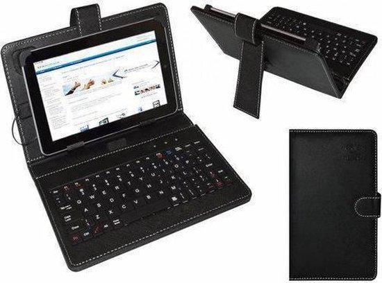 Hema 7 Inch Tablet Keyboard Case, QWERTY toetsenbord met hoes, Zwart, merk  i12Cover | bol.com